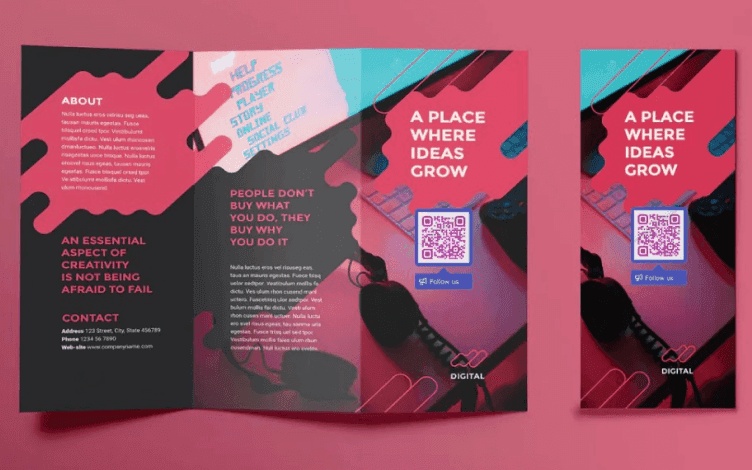 QR Code brochure