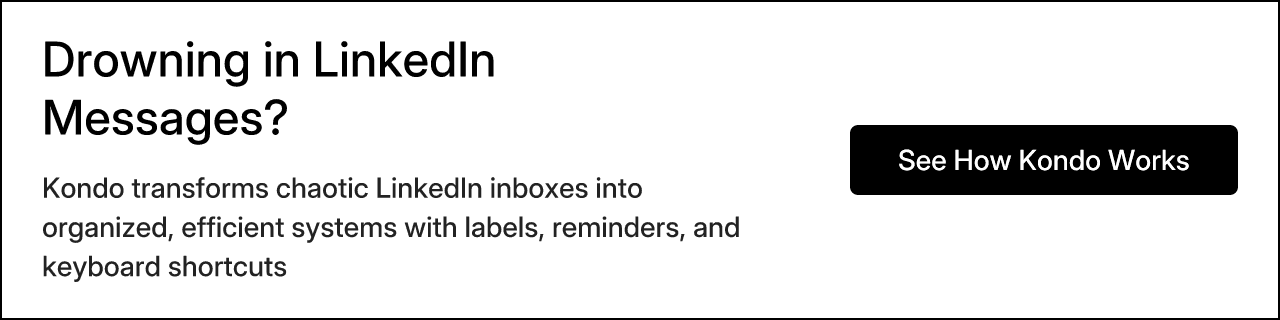 Drowning in LinkedIn Messages?