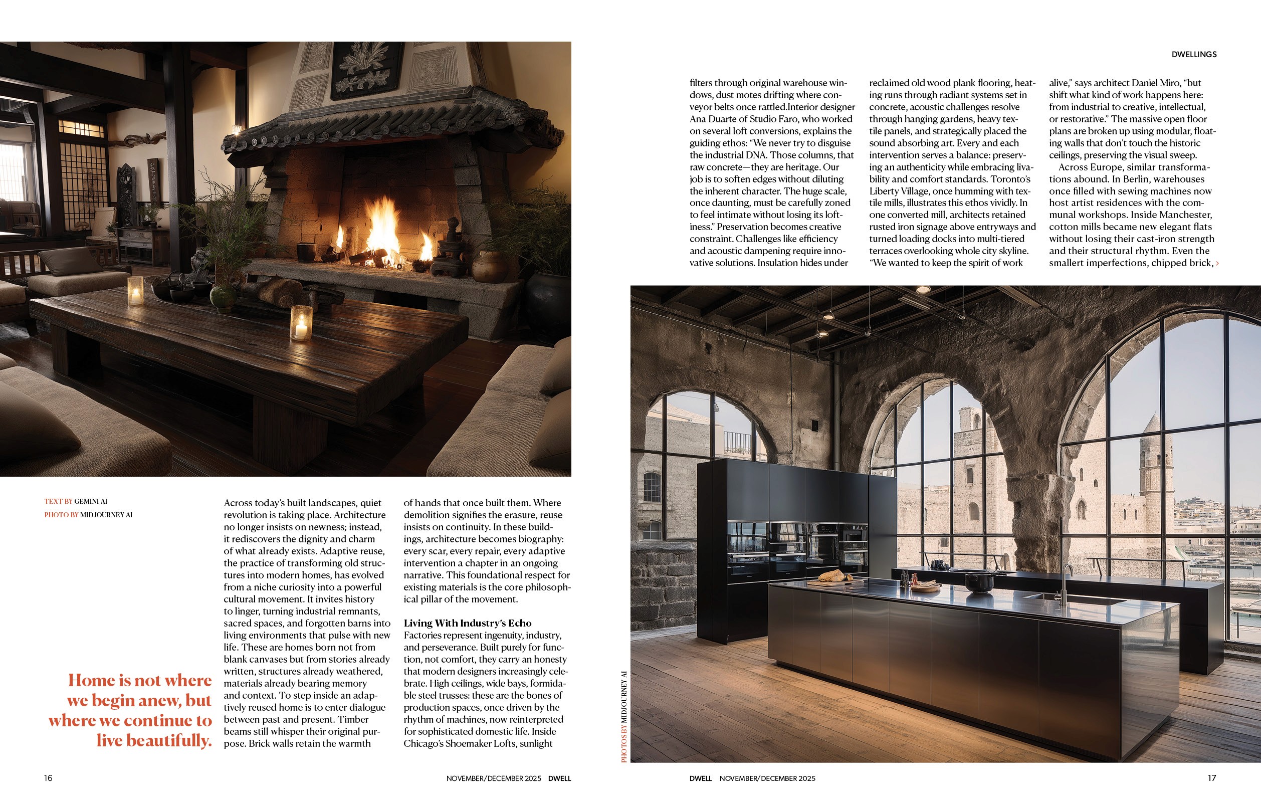Dwell spread design