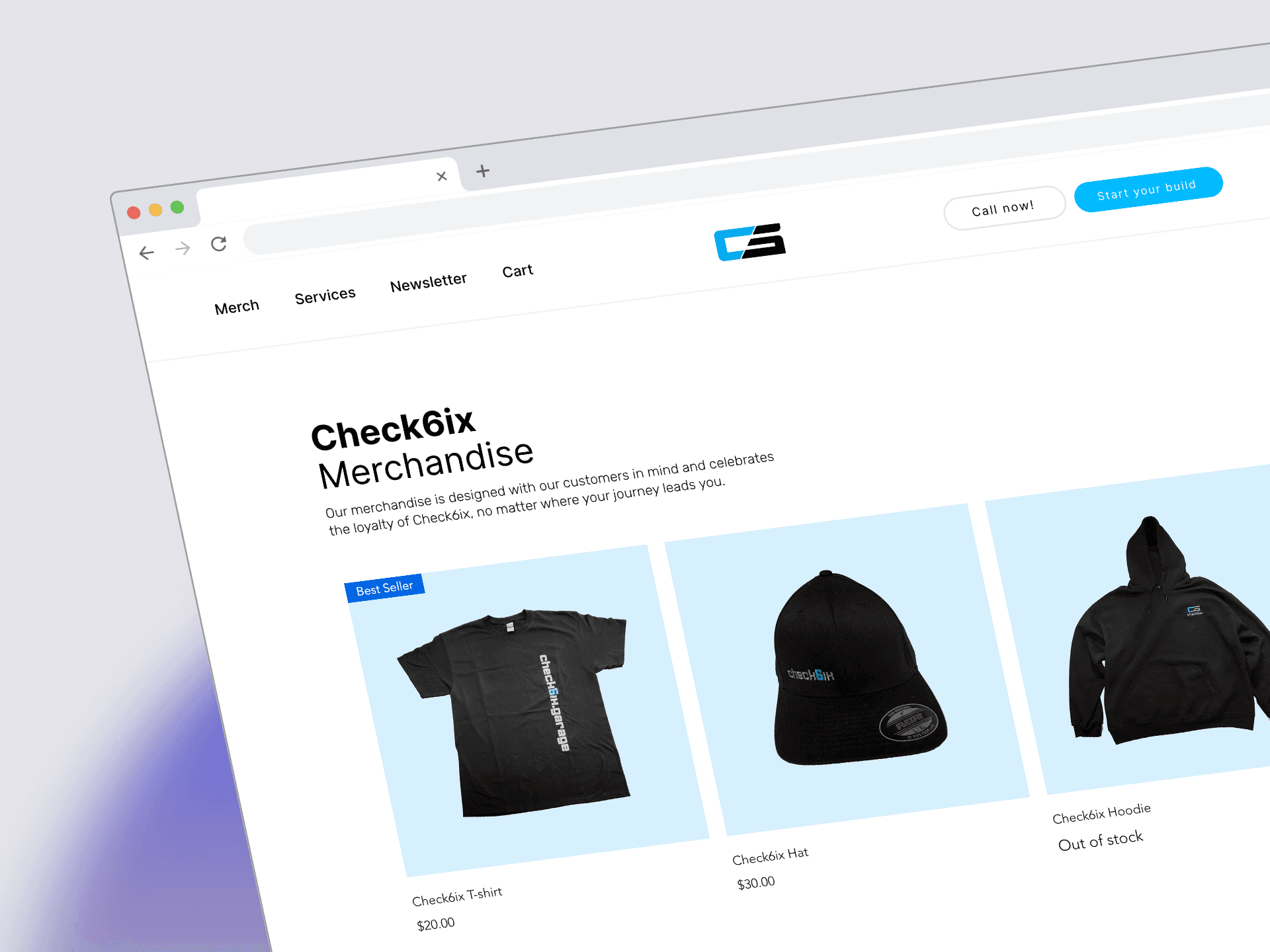 Check 6ix Garage product page