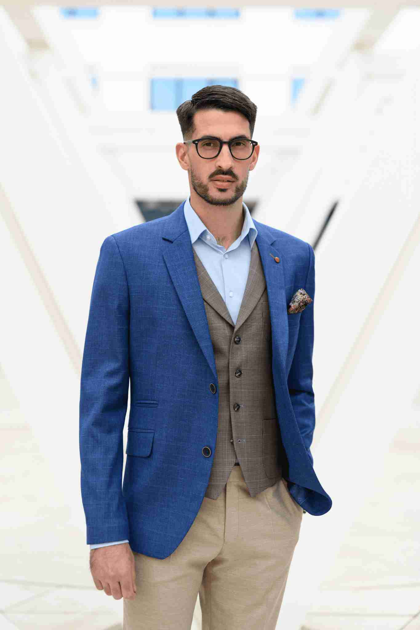 Férfi sportzakóban