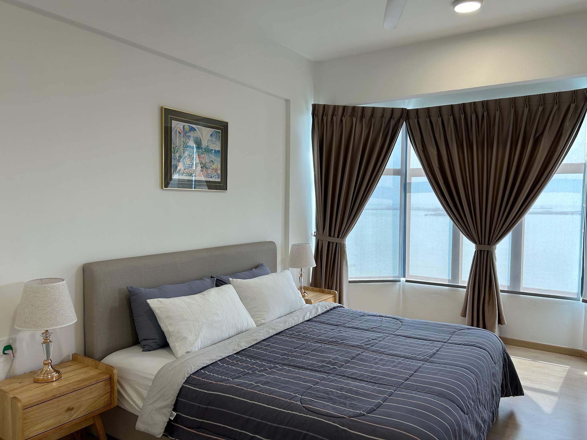 Inside our family homestay at Mutiara Melaka Beach Resort