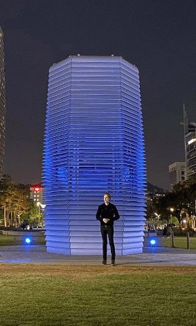 Smog Free Tower installation