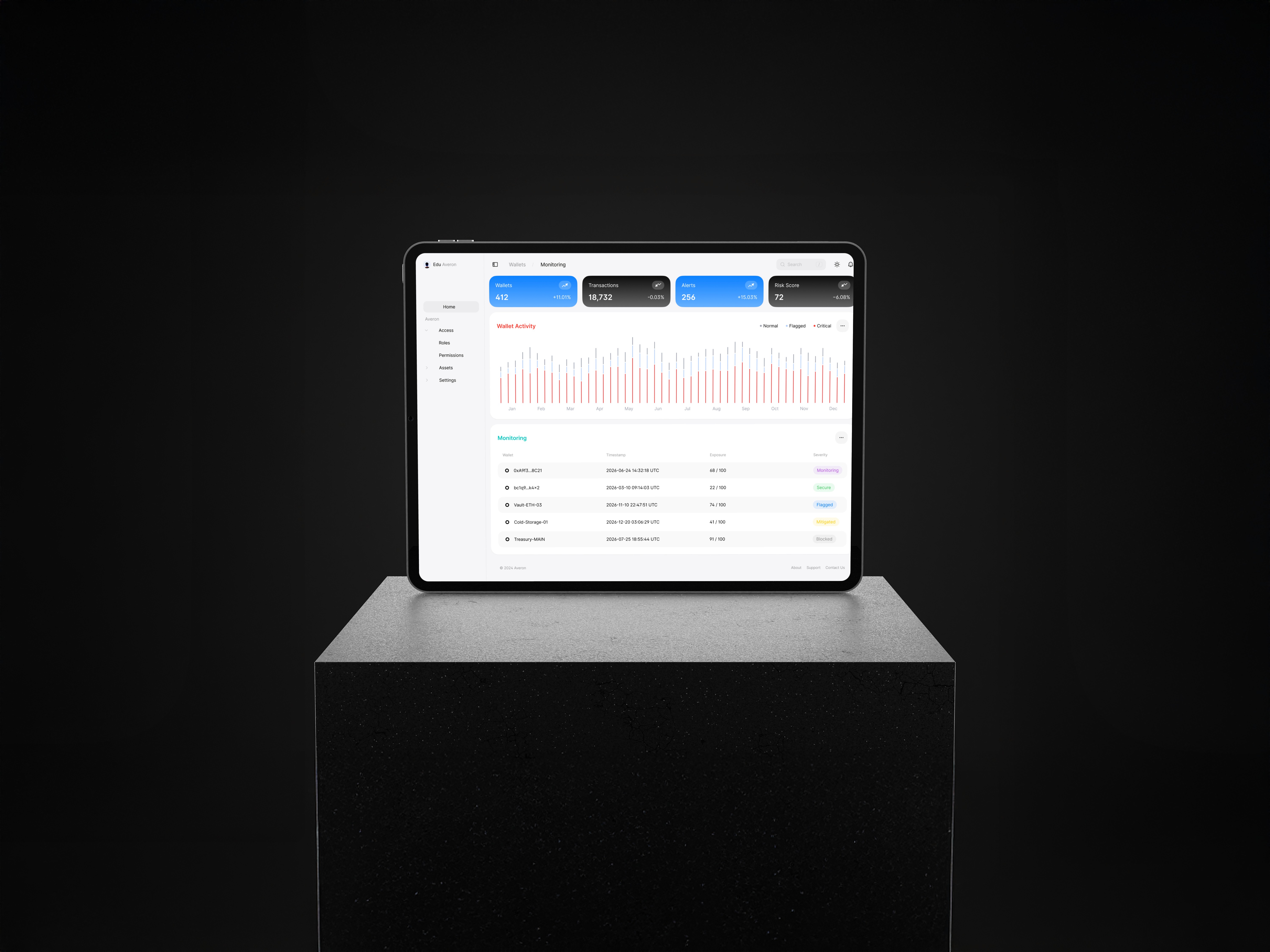 A mockup of Freelio's mobile app
