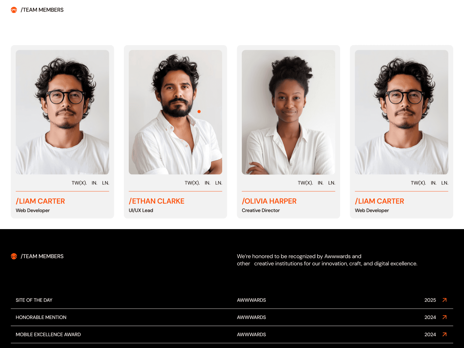 Mirage Studio — a futuristic Framer template crafted for creative studios and digital designers. Featuring immersive motion, a cinematic hero section, elegant typography, and fluid storytelling throughout every page.