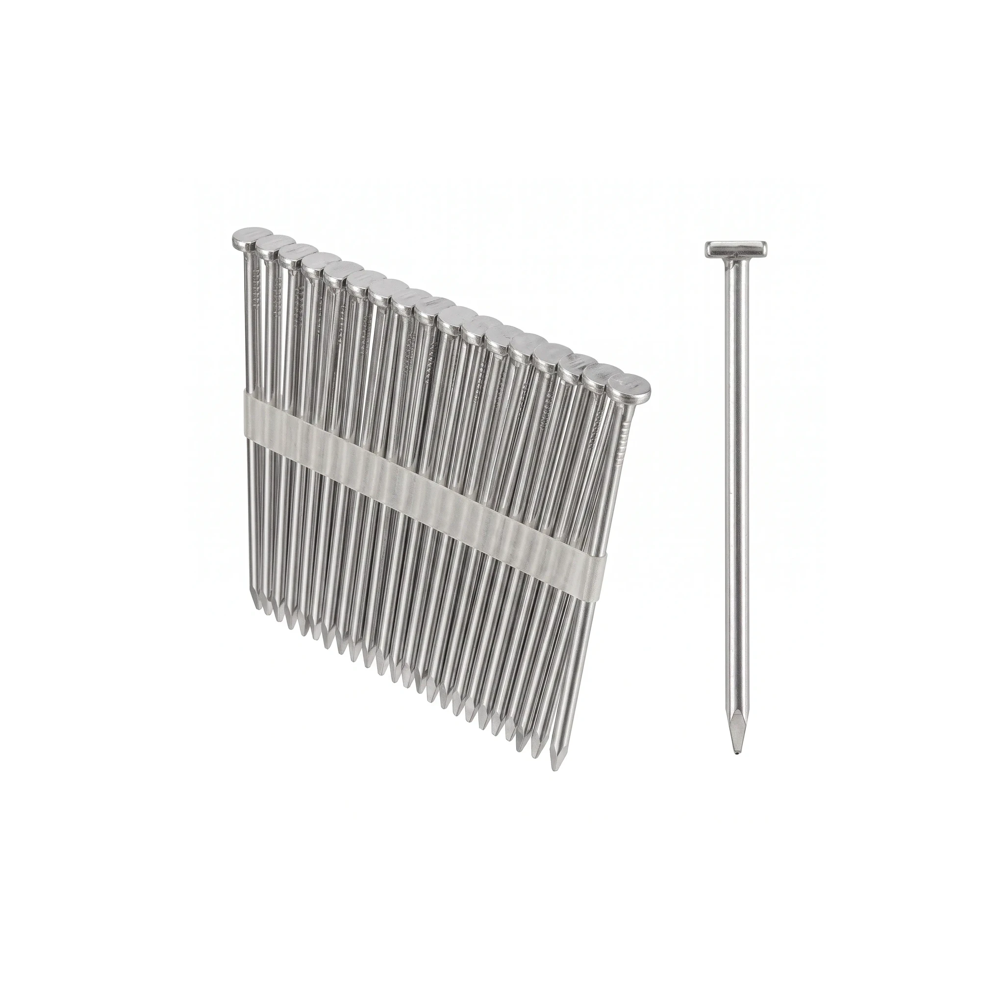 1-1/4 in 15 ga Angled Finish Nails Bright available from Capital Lumber in Boise, Idaho