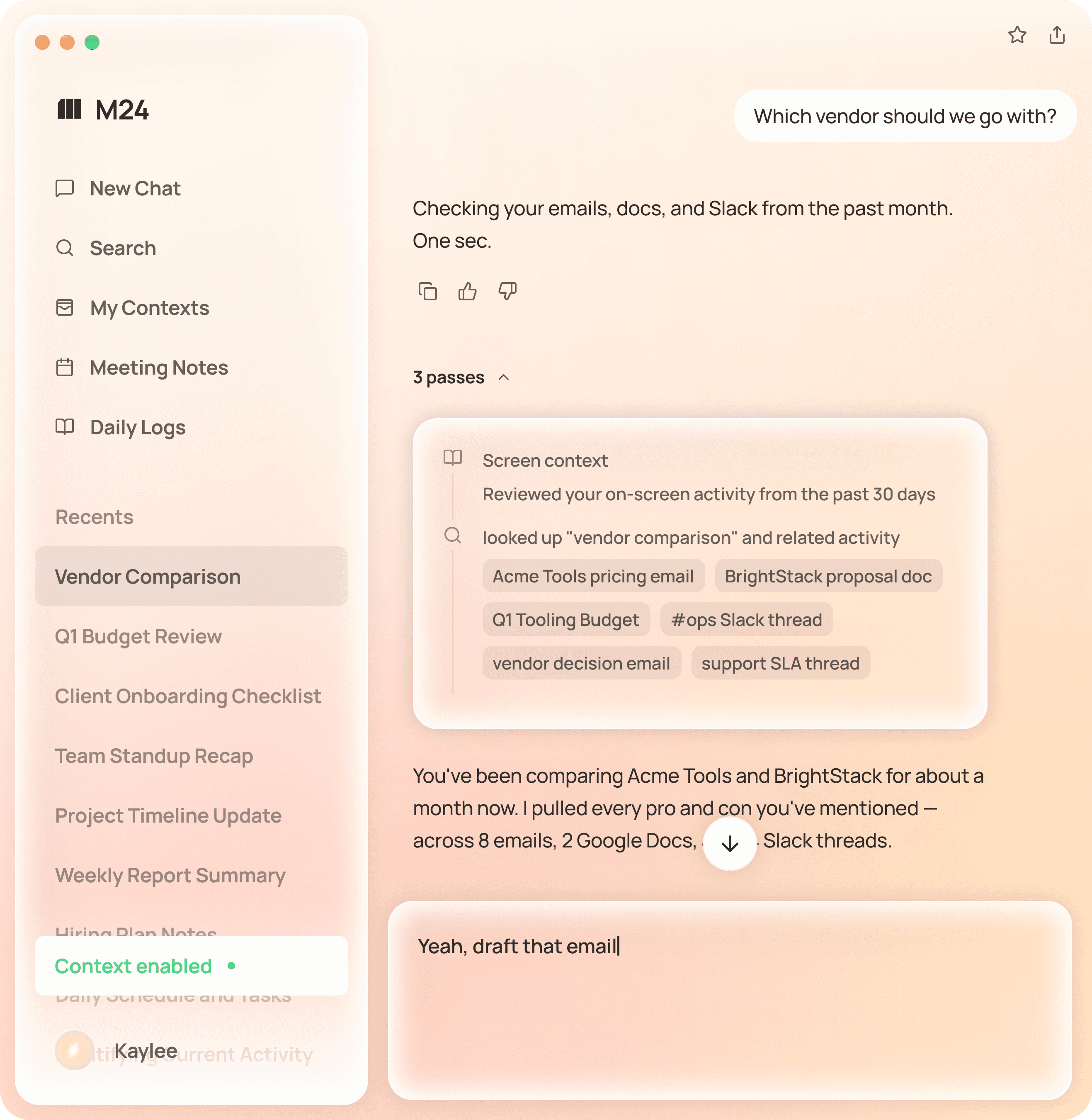 An image of Freelio's project ui