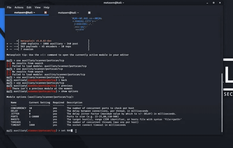 Metasploit Nmap Scanner