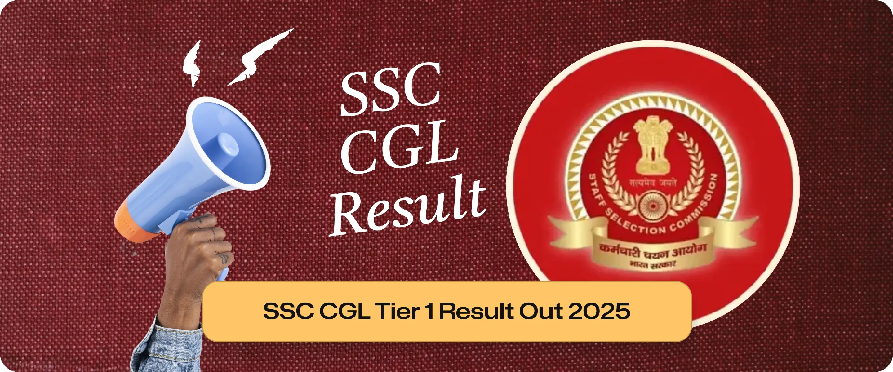 SSC CGL Tier 1 Result 2025