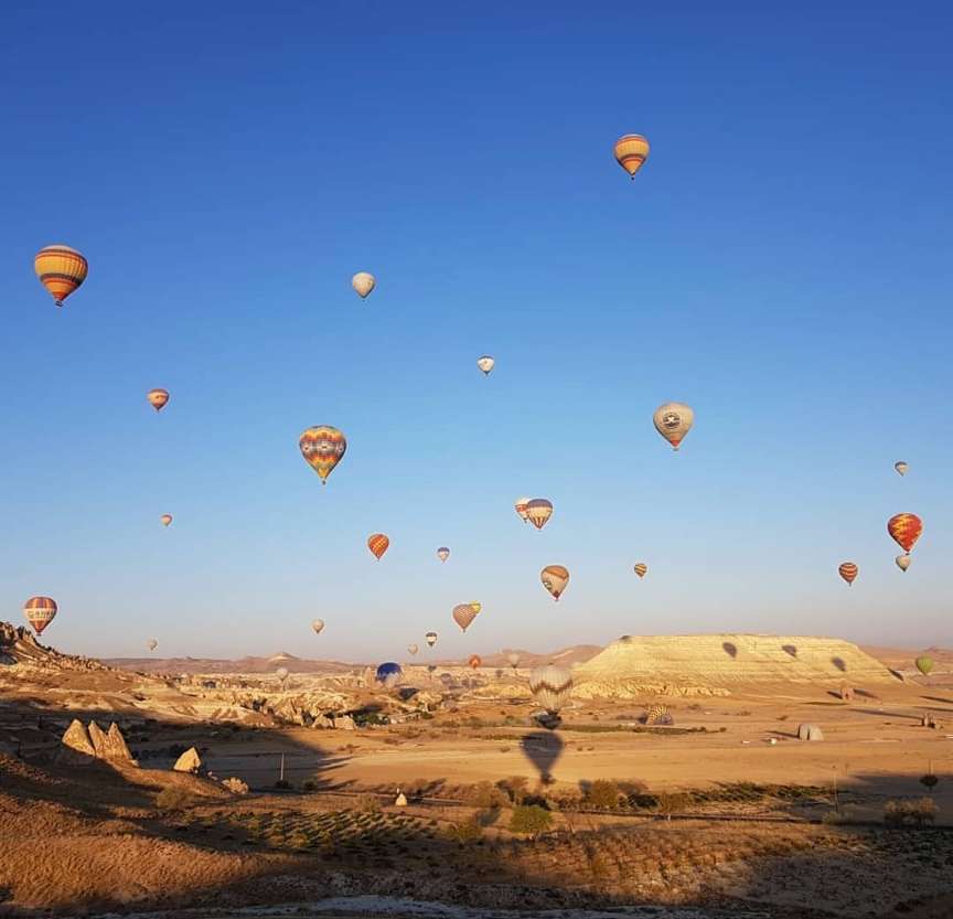 Hot air balooning in Turkey