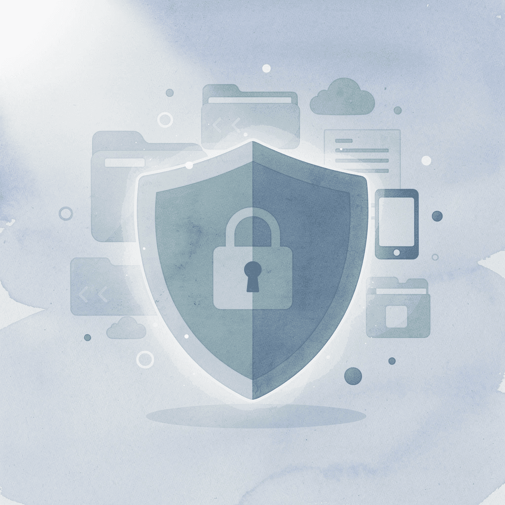 Scene of a shield failing to protect assets, representing organizational exposure without AI governance