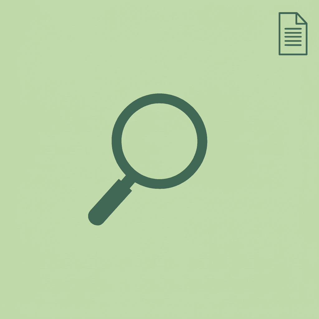 Magnifying glass focusing on essay prompt analysis components