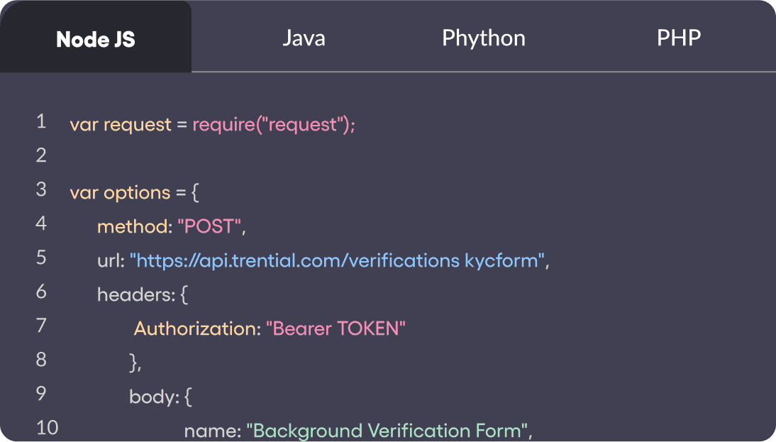 Code block