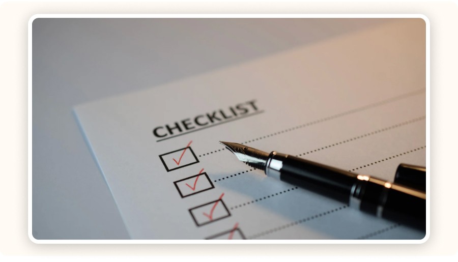 Illustration d’une checklist&nbsp;