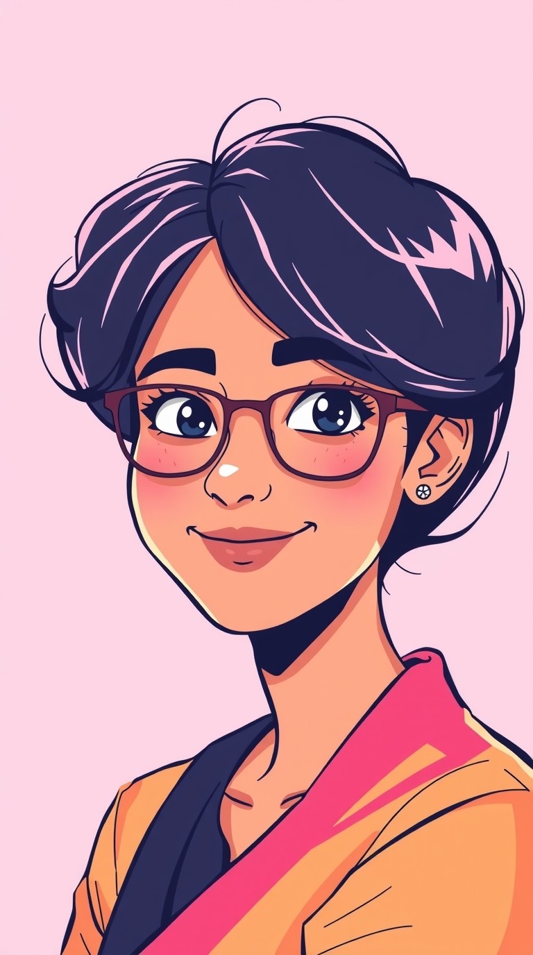 Close-up portrait with neutral expression and light hair