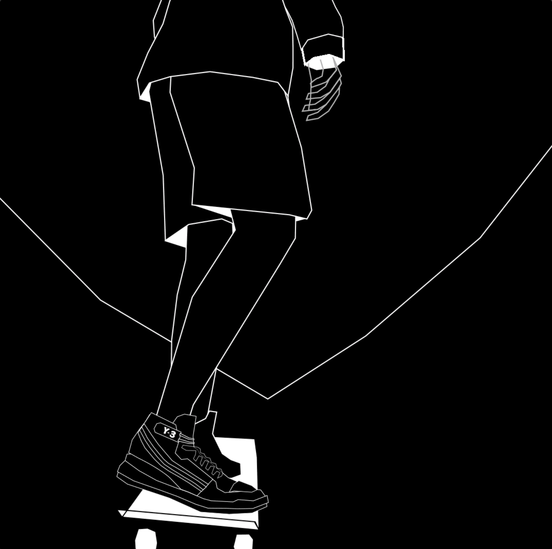 Y-3 Brand Animation Storyboard #1