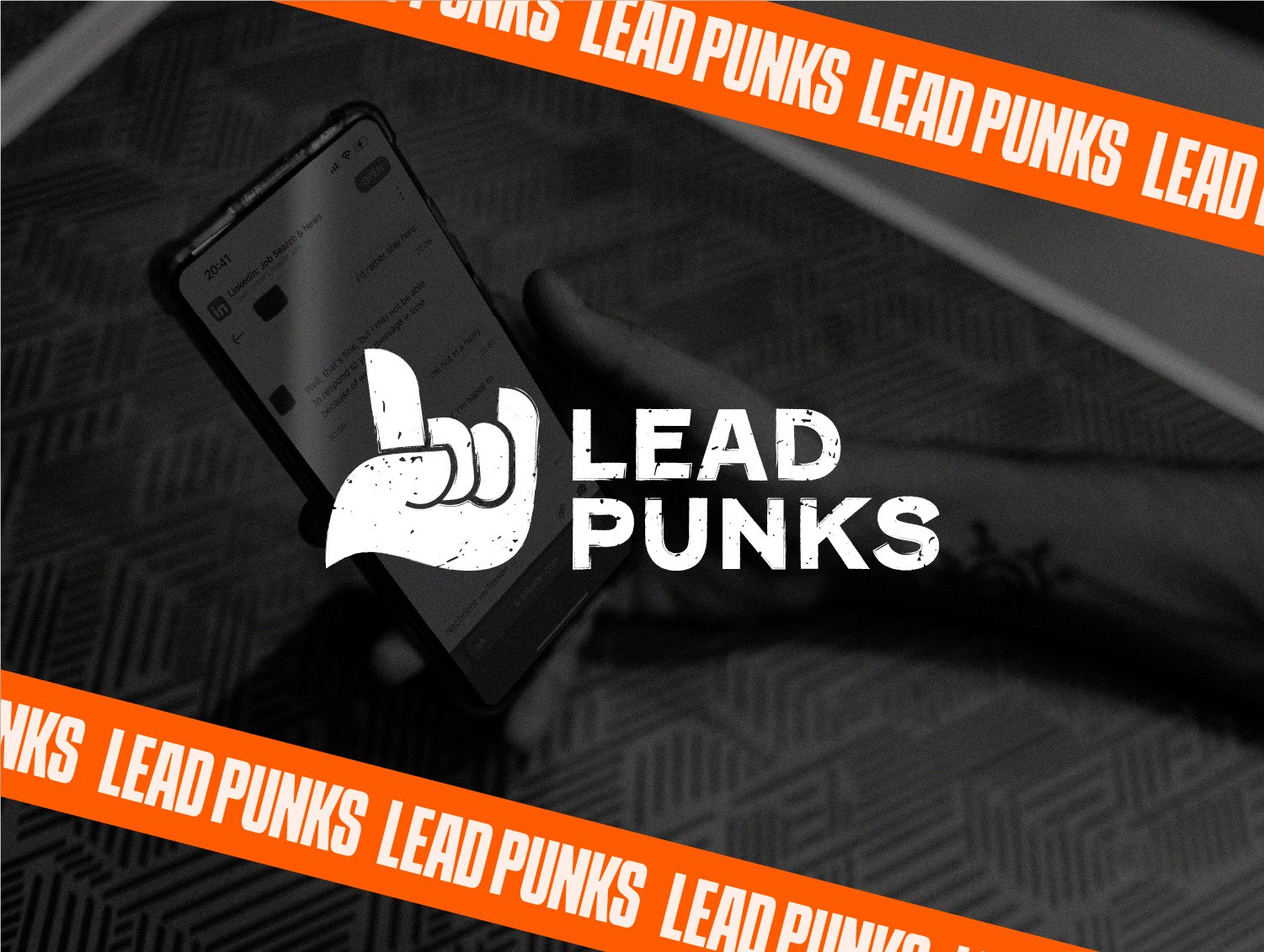 LeadPunks branding logo design by DesignGuru