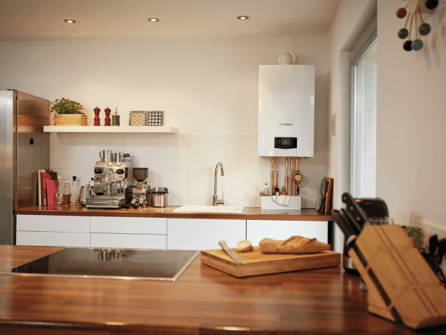 Boiler in the kitchen