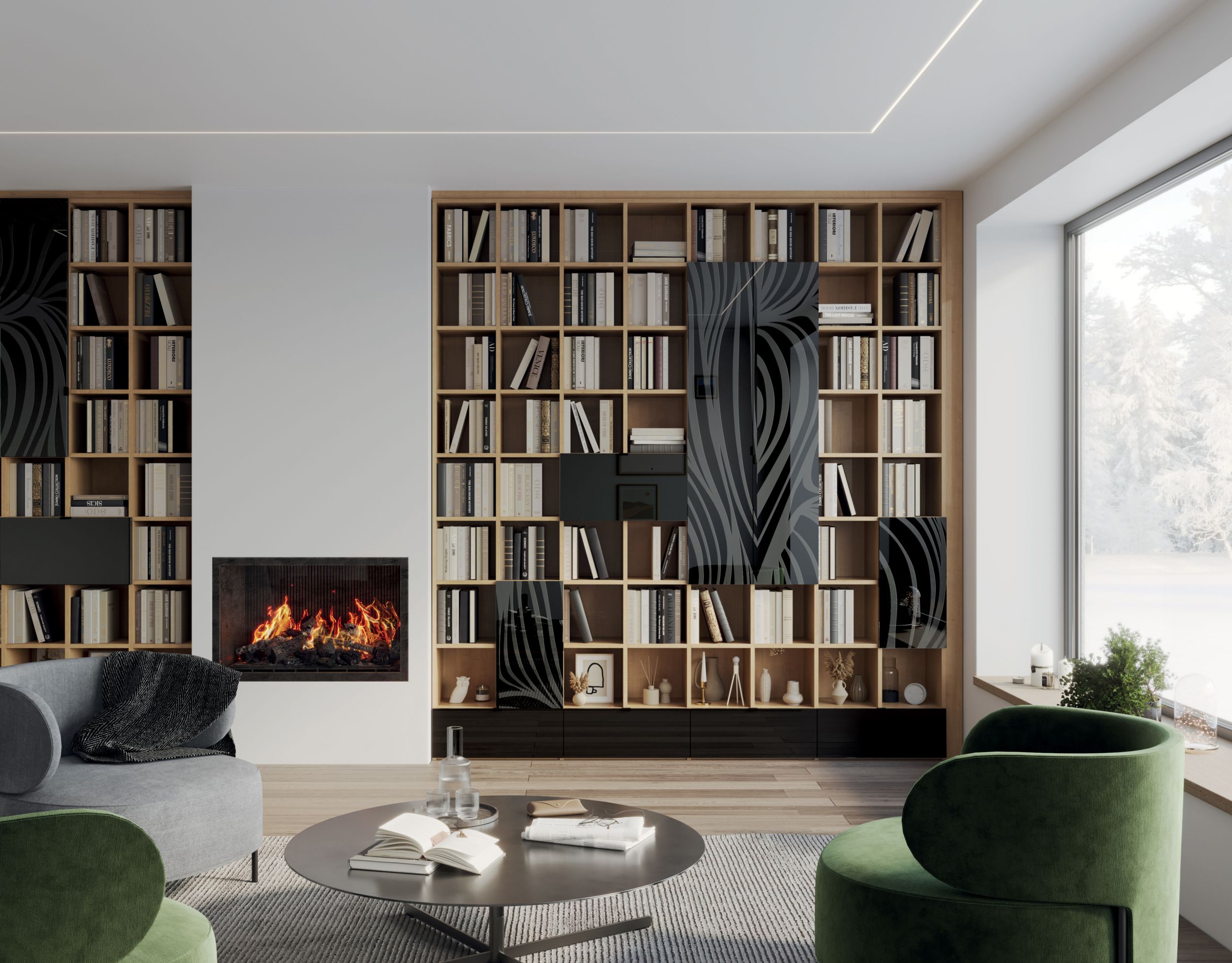 Bibliothèque sur-mesure