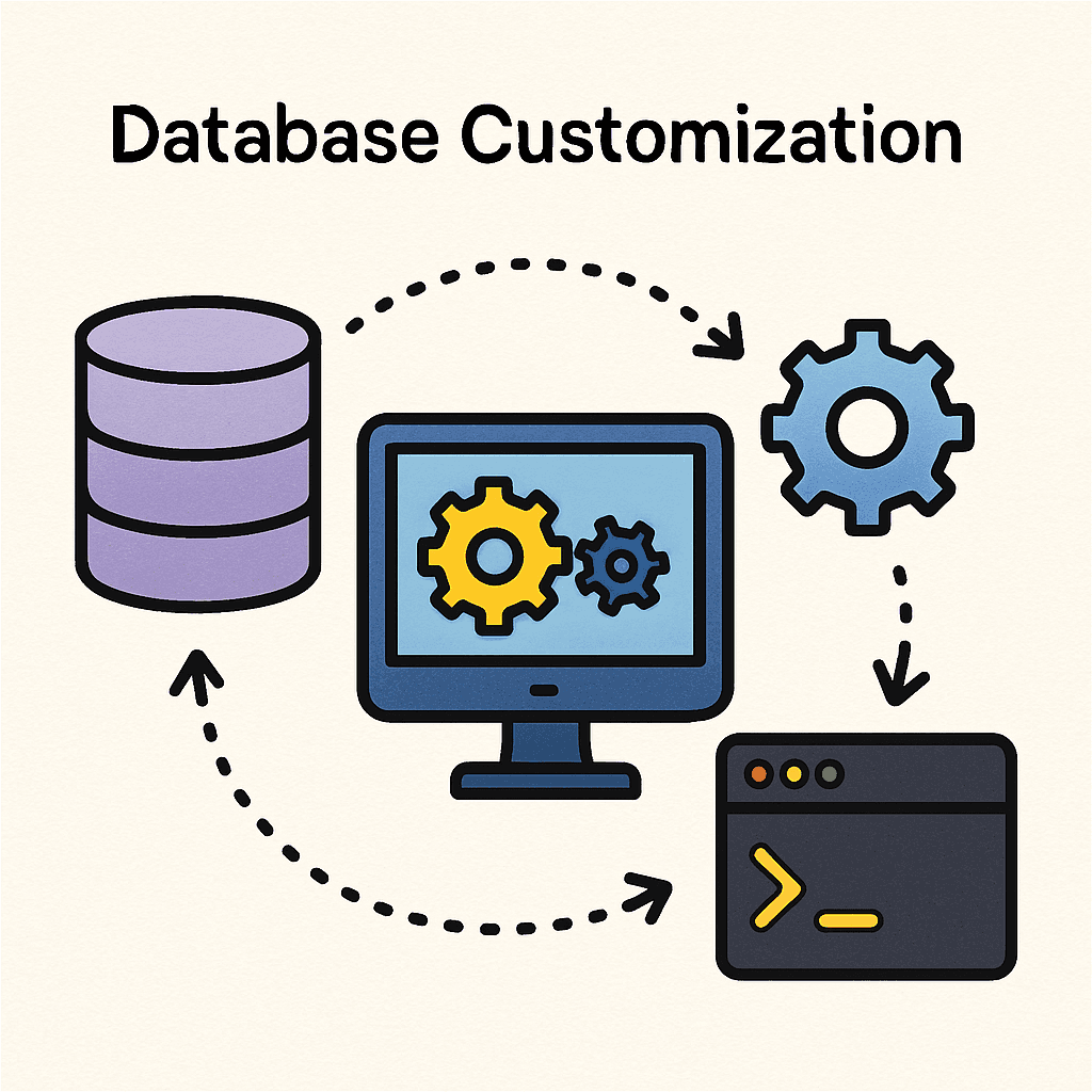 Database customization process