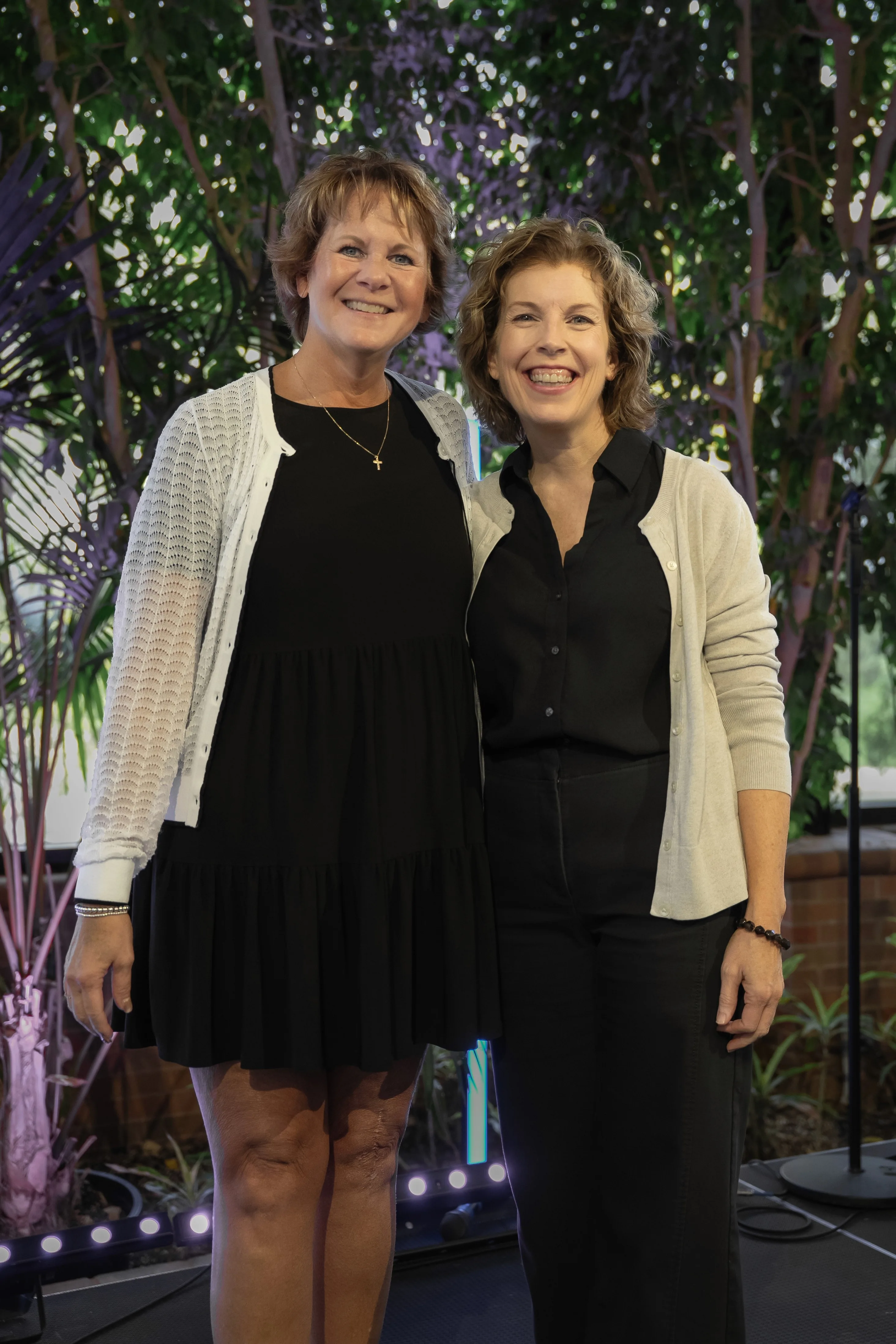 Susan and Laurie, leaders of The Joy of the Lord group