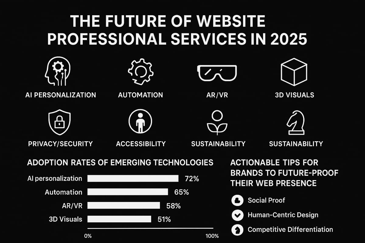 The Future of Website Professional Services: Trends to Watch in 2025