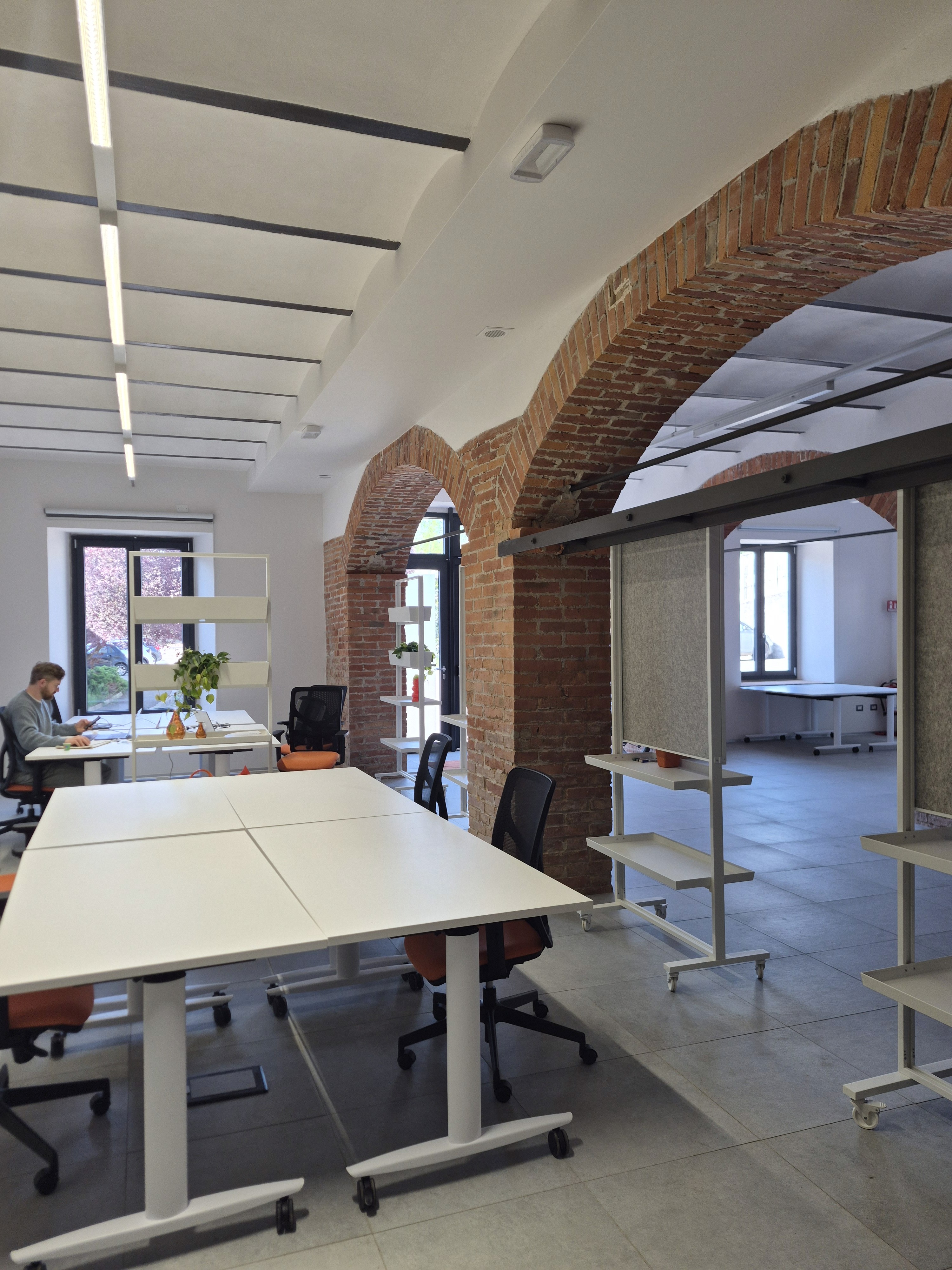 Postazioni coworking della sede