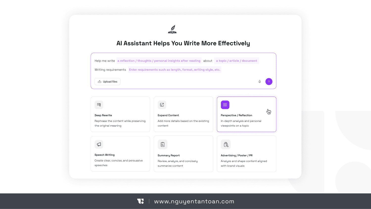 AI UX Nguyen Tan Toan Product Design illustration of AI creating a first draft to overcome blank page fear.