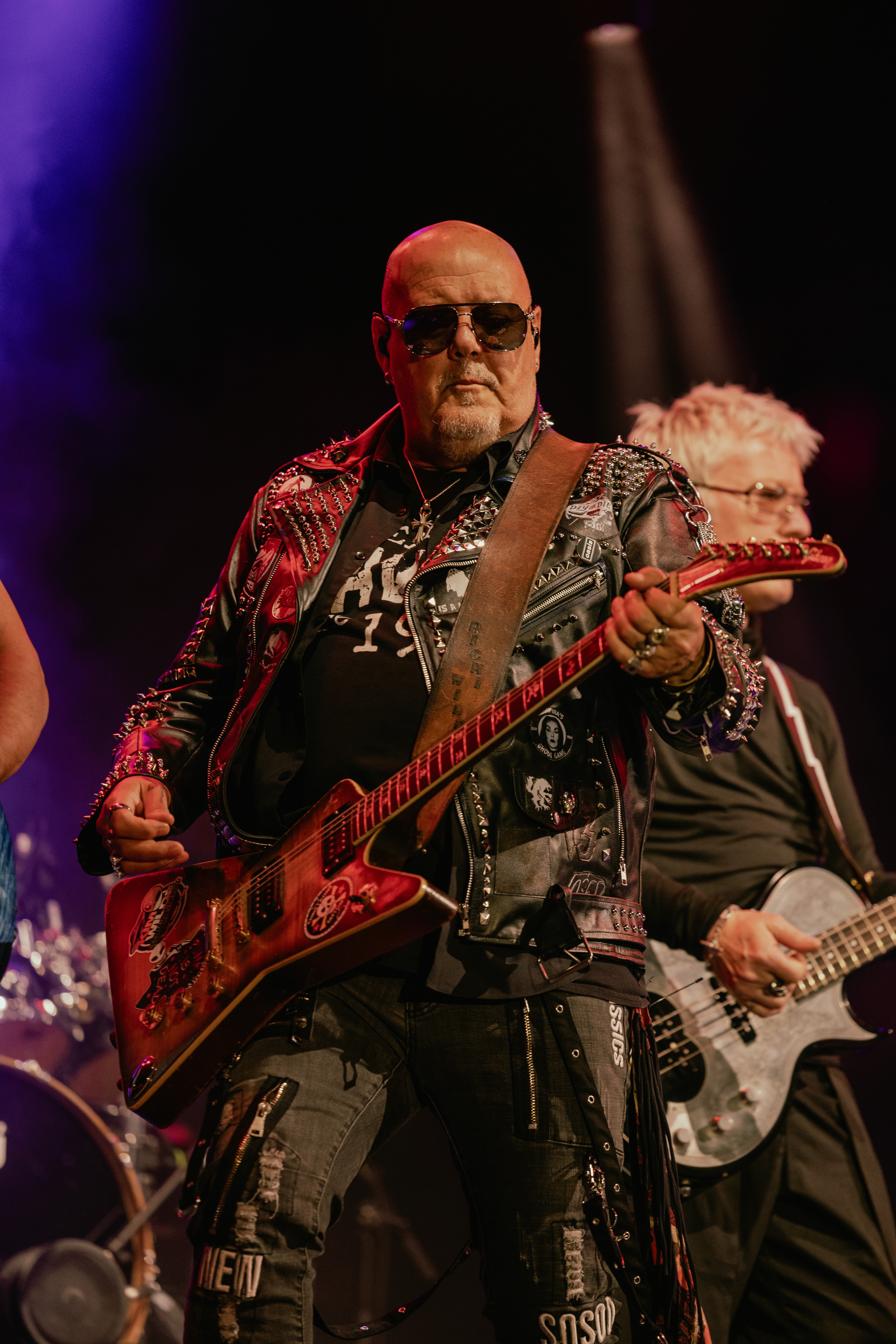 Bride and groom on a cliff