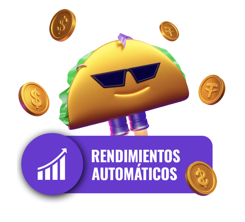Rendimientos automáticos en USD digitales con Takenos