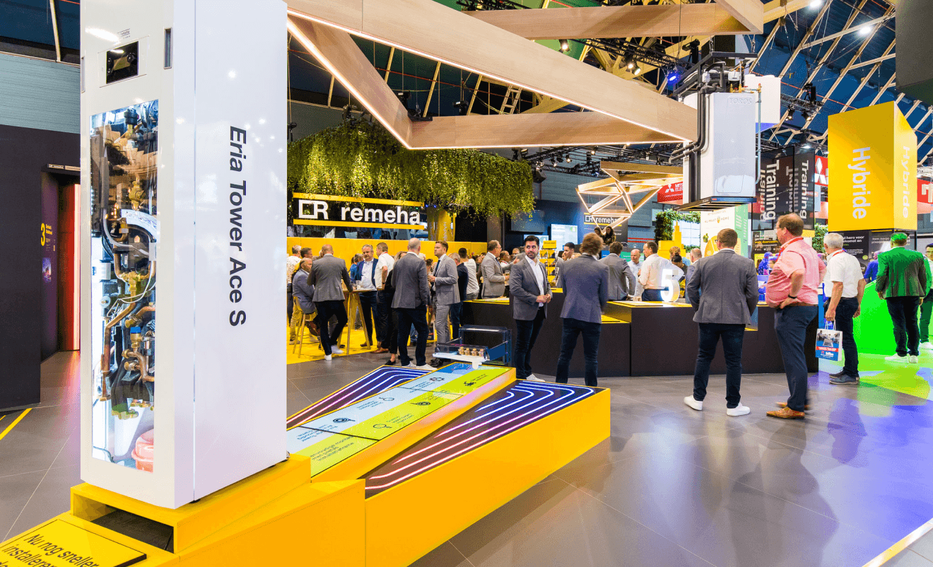 Grafisch Ontwerp Remeha beursstand