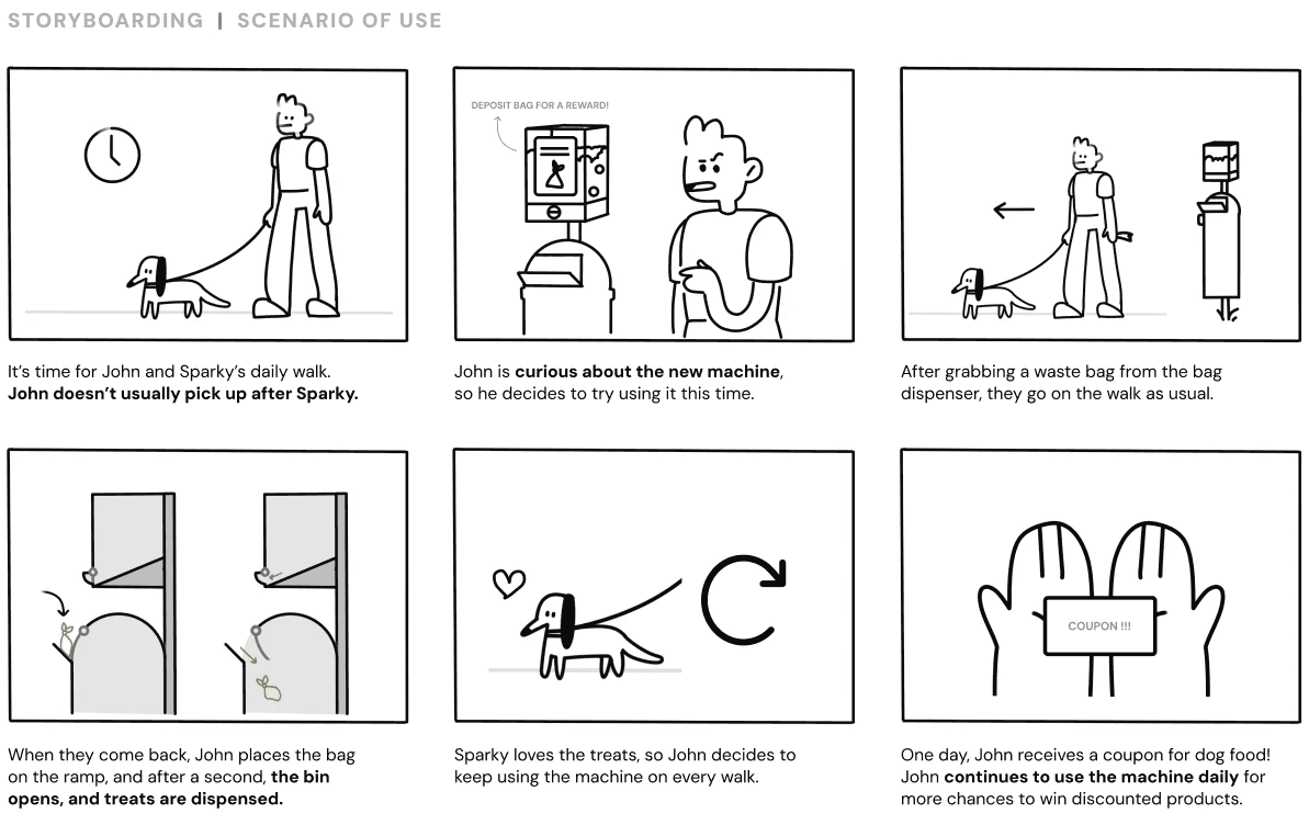 a simple storyboard