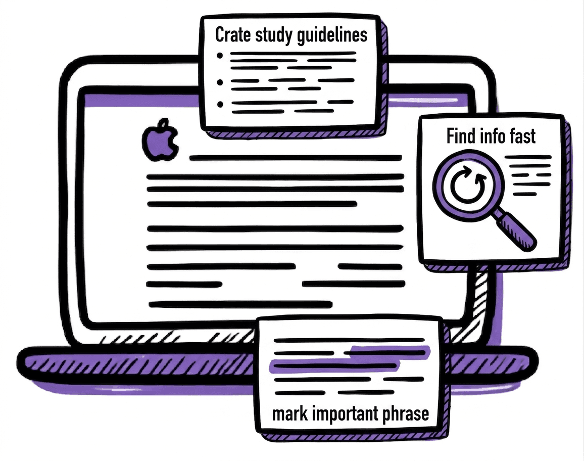 Notabook Mac drawing