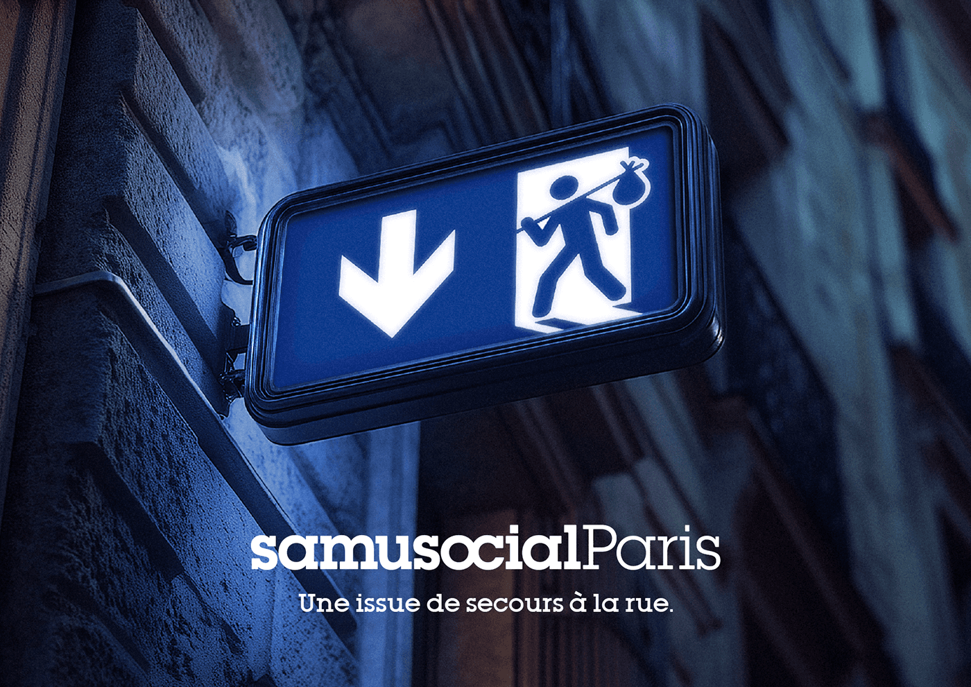 Campagne Mlle Pitch Awards 2025 Shortlist Grand Prix Affichage Samusocial de Paris l'issue de secours