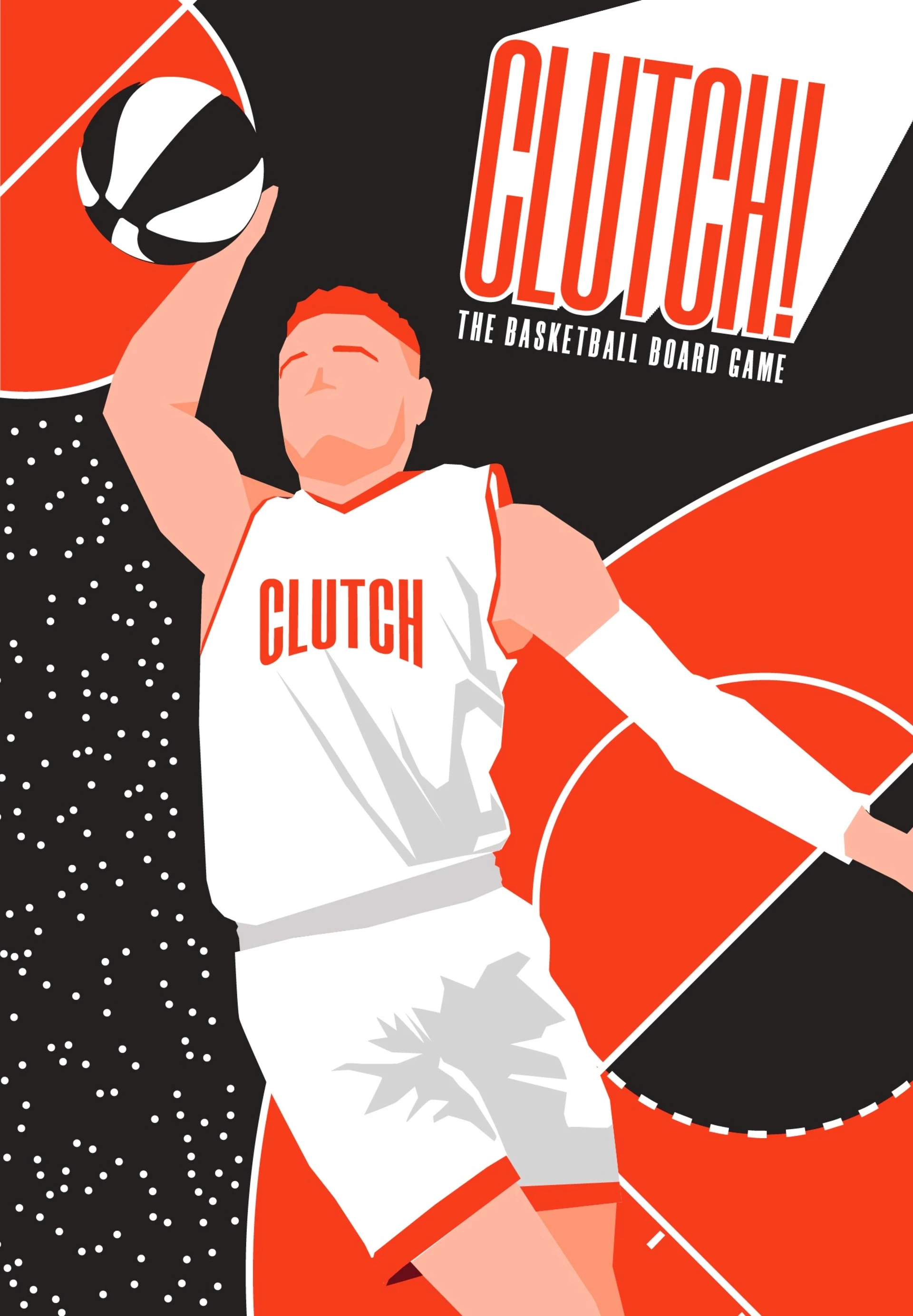 Clutch! basketball visual identity. Hire freelance graphic designer Barcelona.