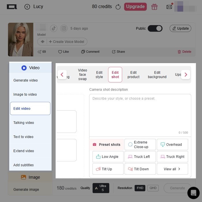 Modifier le plan : ajoutez du mouvement à votre vidéo cinématographique