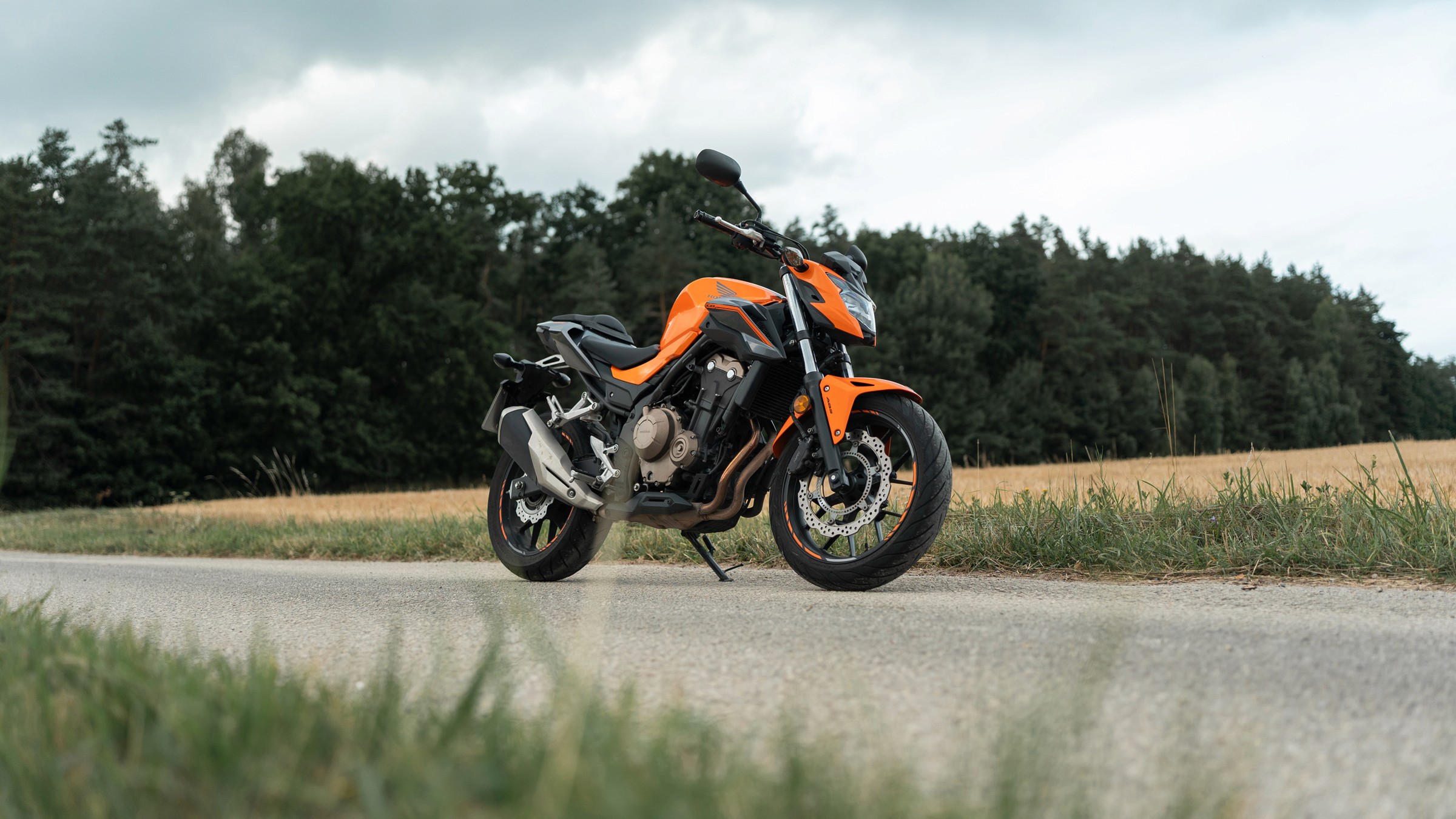 Honda CB500F Außenansicht – zuverlässiges A2-Fahrschulmotorrad in Neustadt bei Coburg & Rödental.