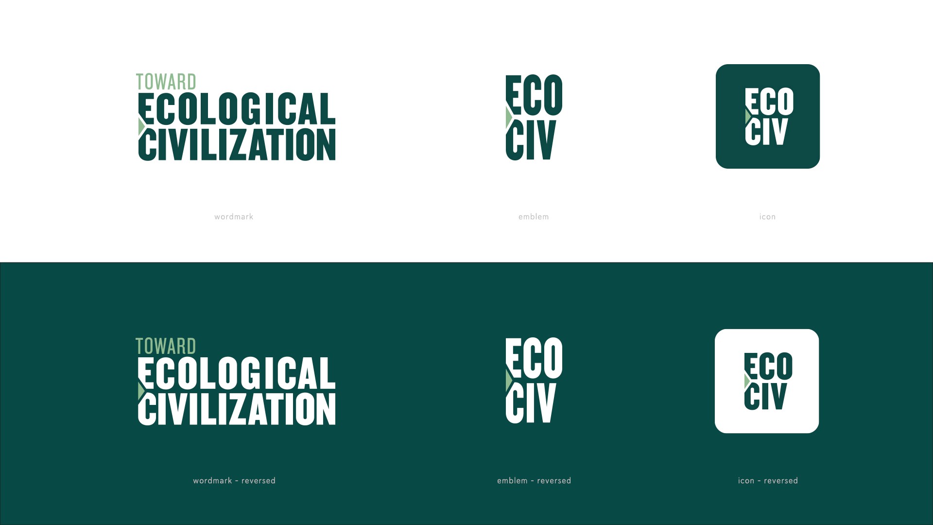 EcoCiv Logo Suite