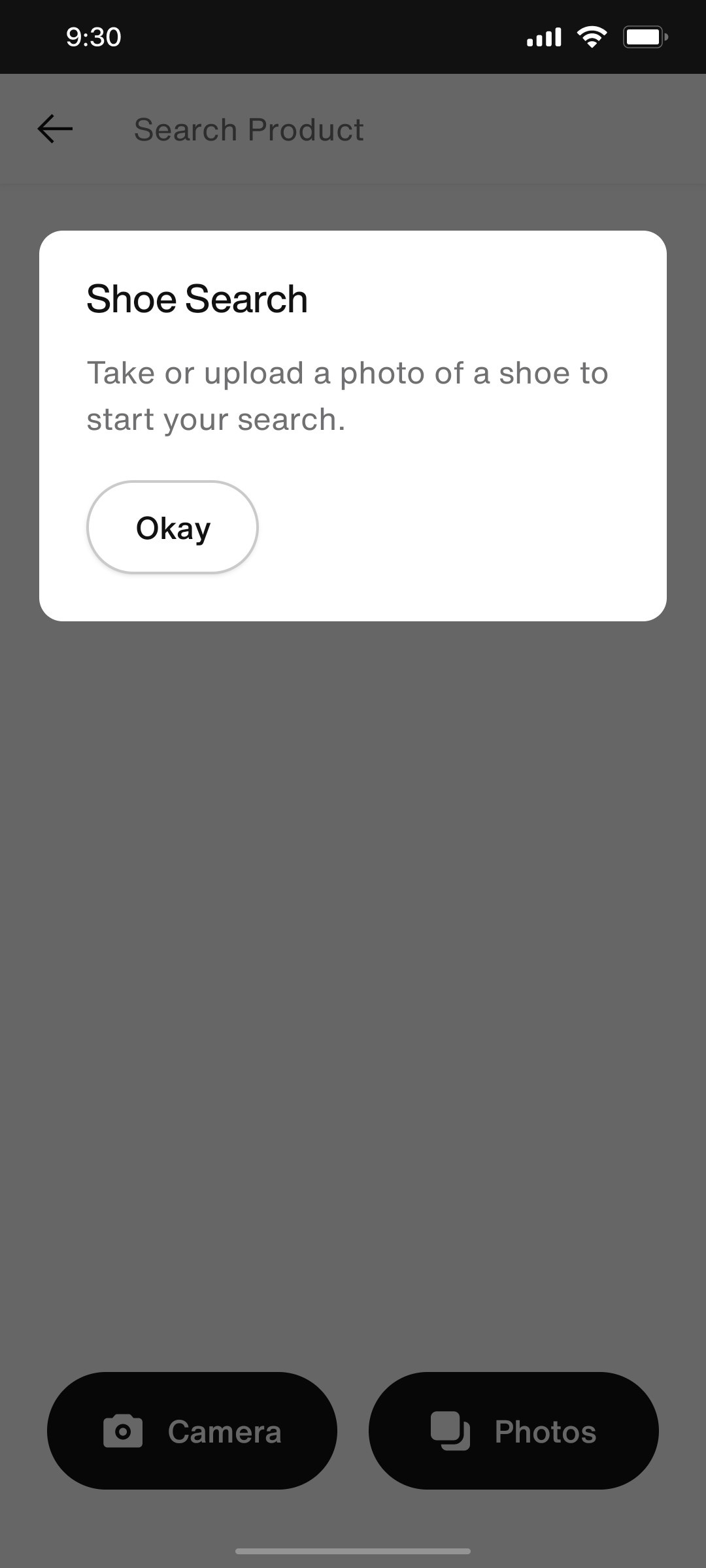 Nike App Shoe Search Screen