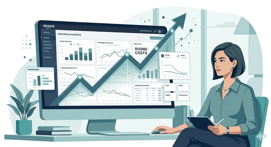 Amazon Sponsored Display CPC rising costs 2026 campaign strategy dashboard optimization
