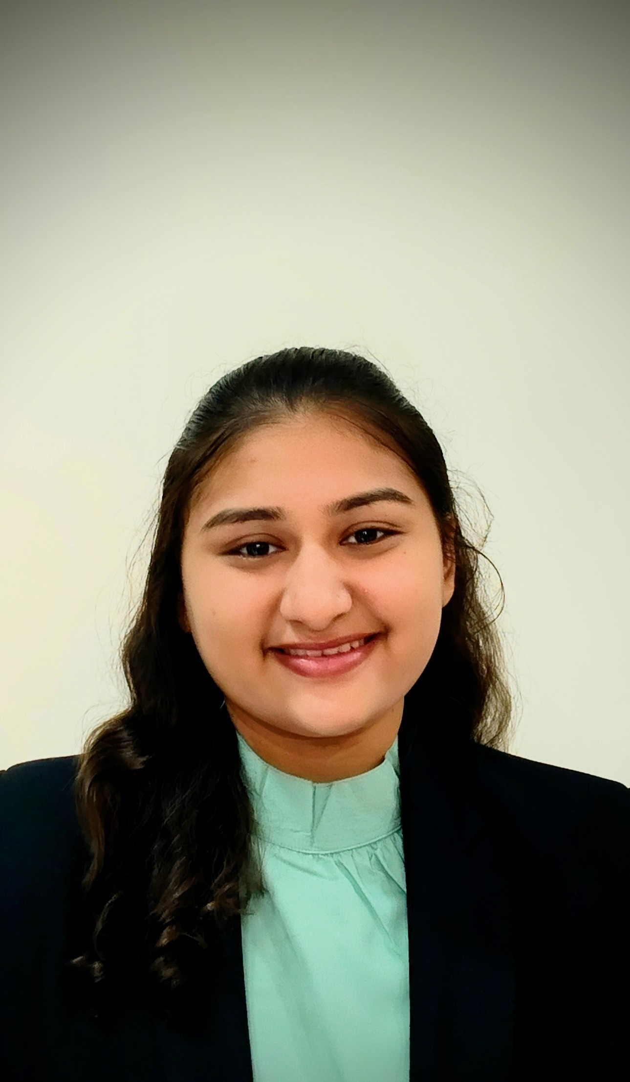 Portrait of portfolio creator – front view