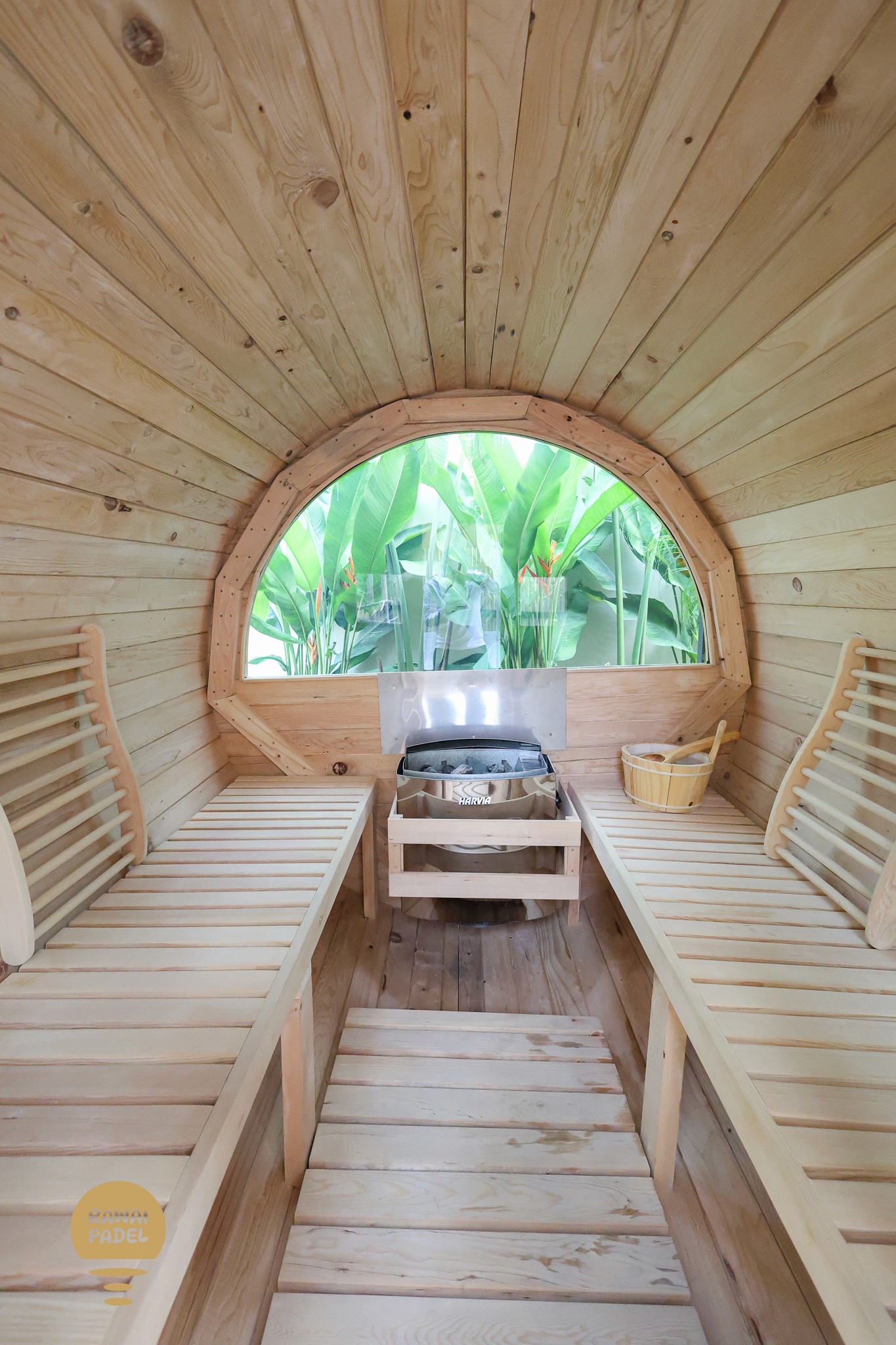 a person hitting a ball with a racket