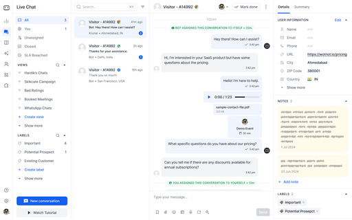 live chat