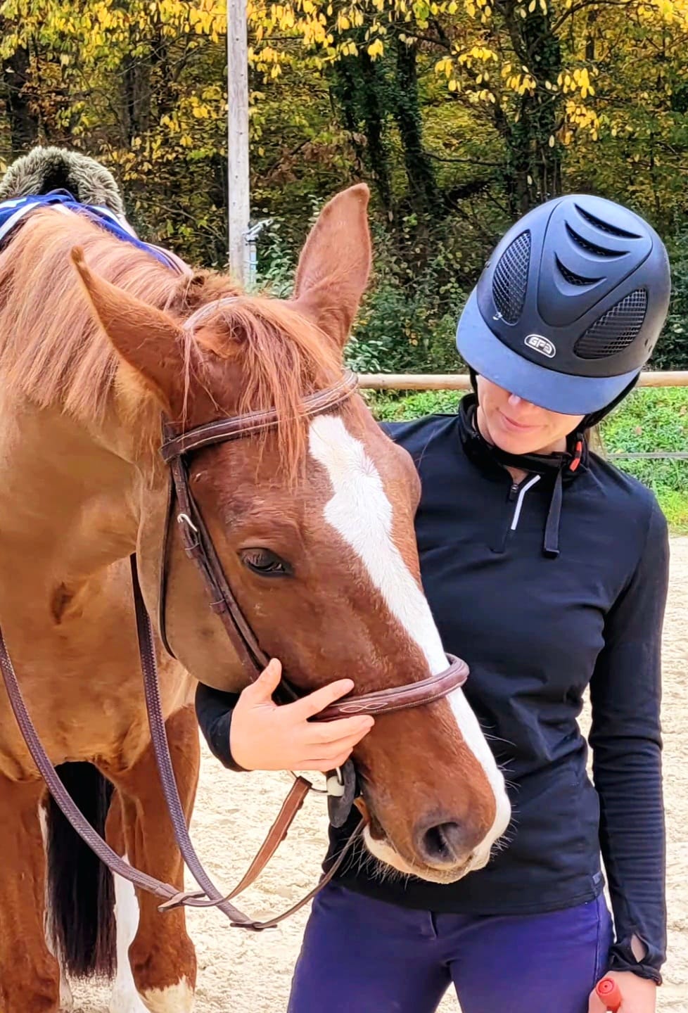 Athlete winning a race