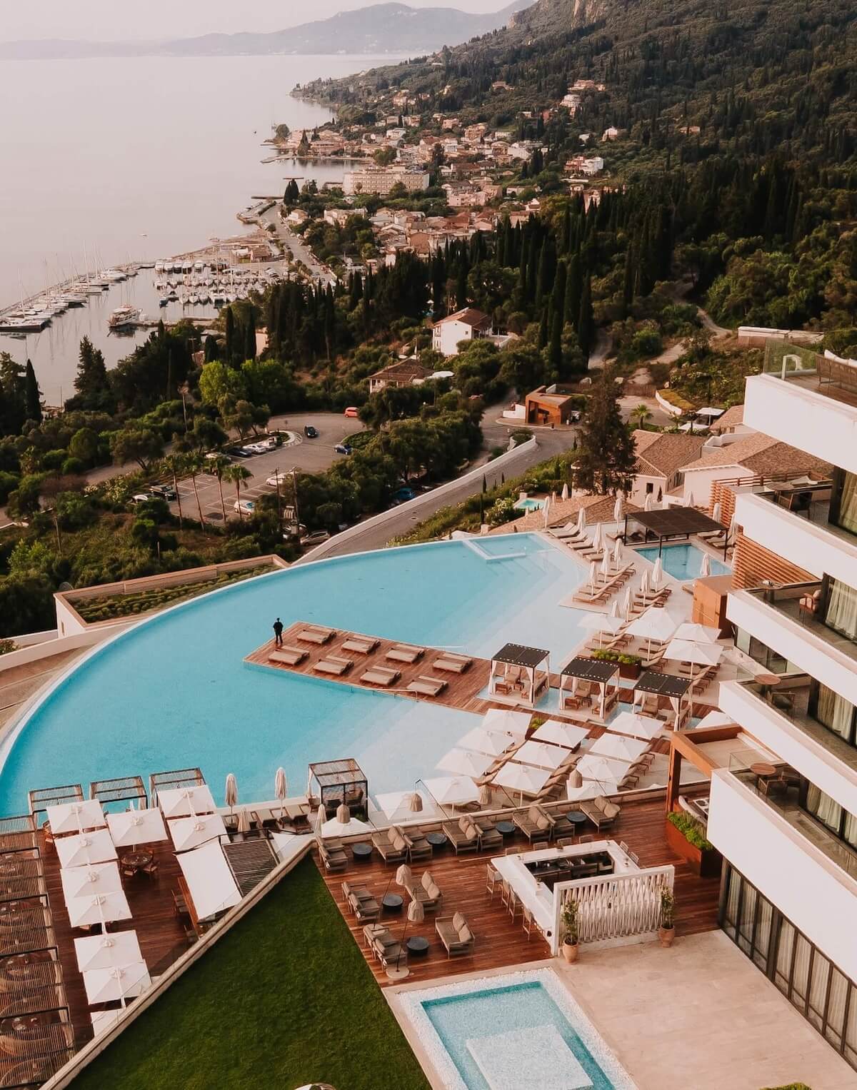 Poolside view of the Angsana Resort
