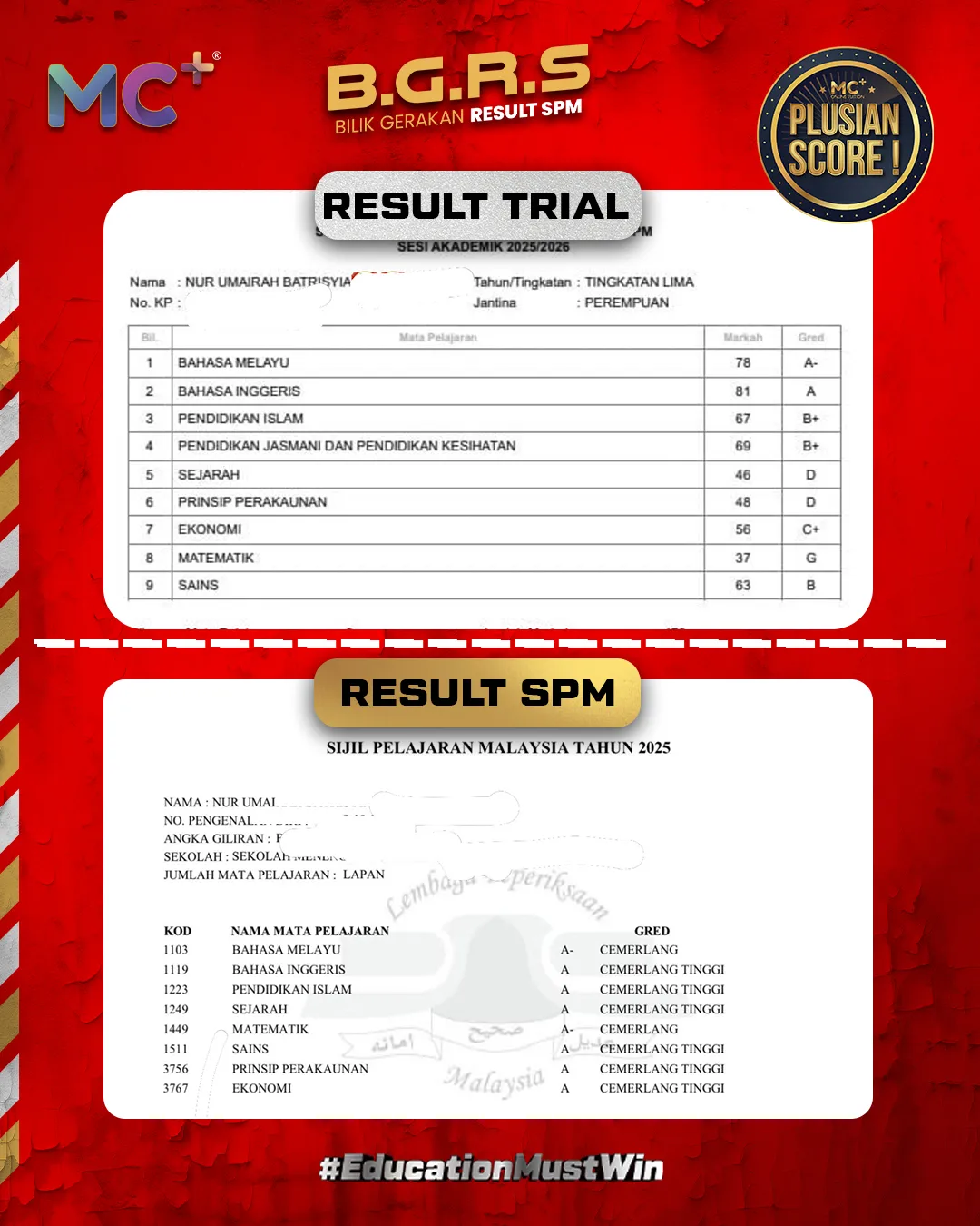 Testimoni Plusian 10