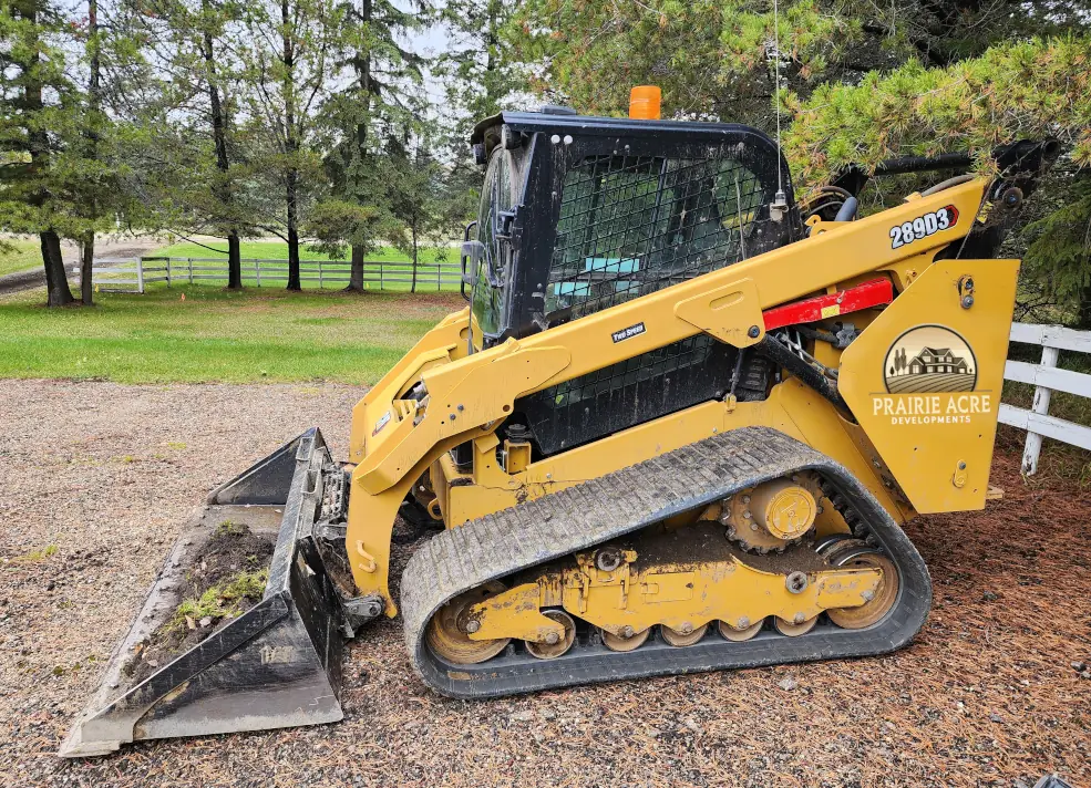 Skid Steer on a acreage