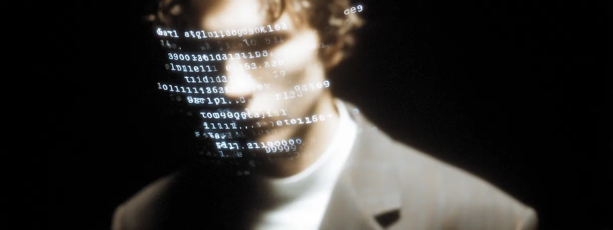 person on computer