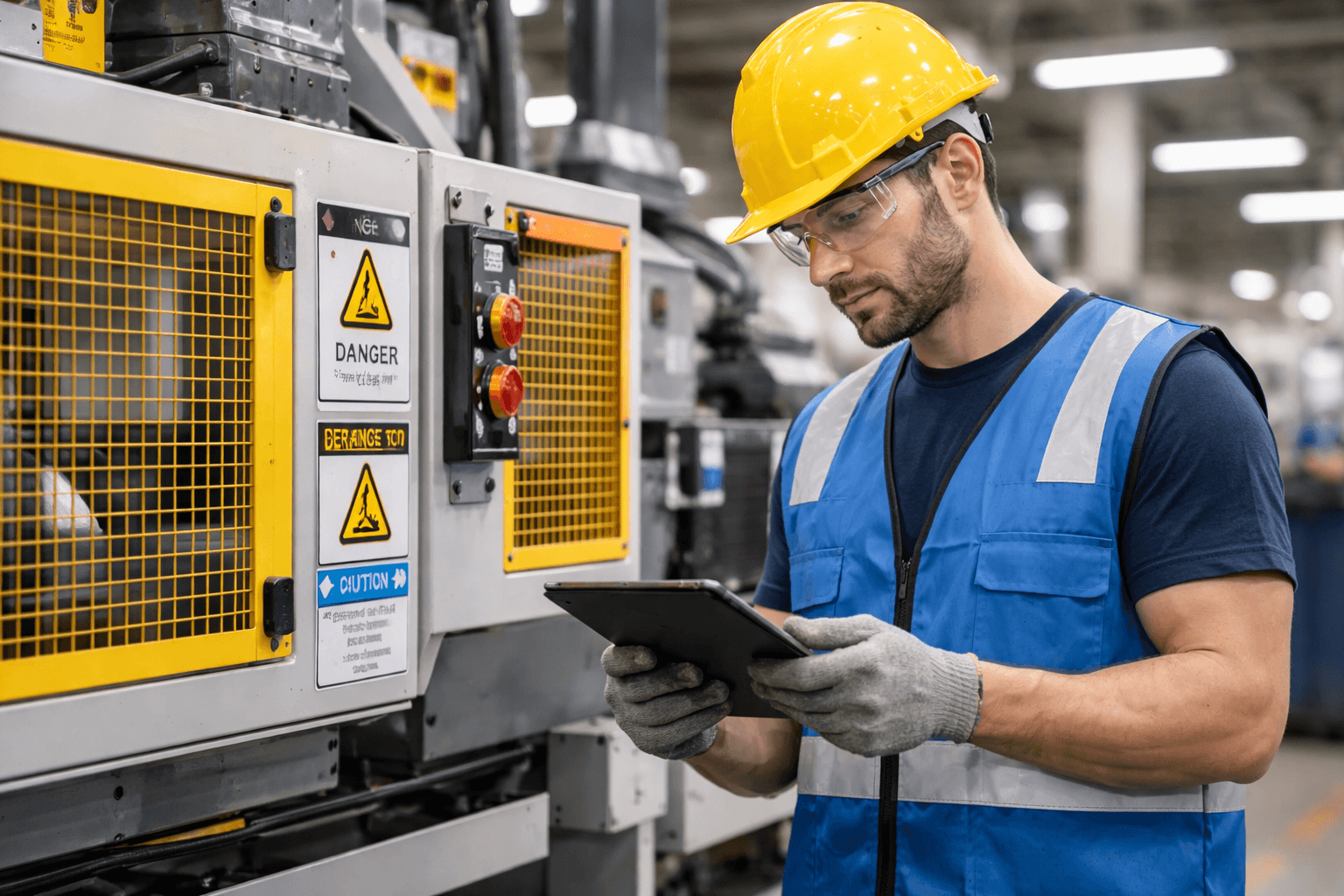 Custom safety training viewed by frontline employee