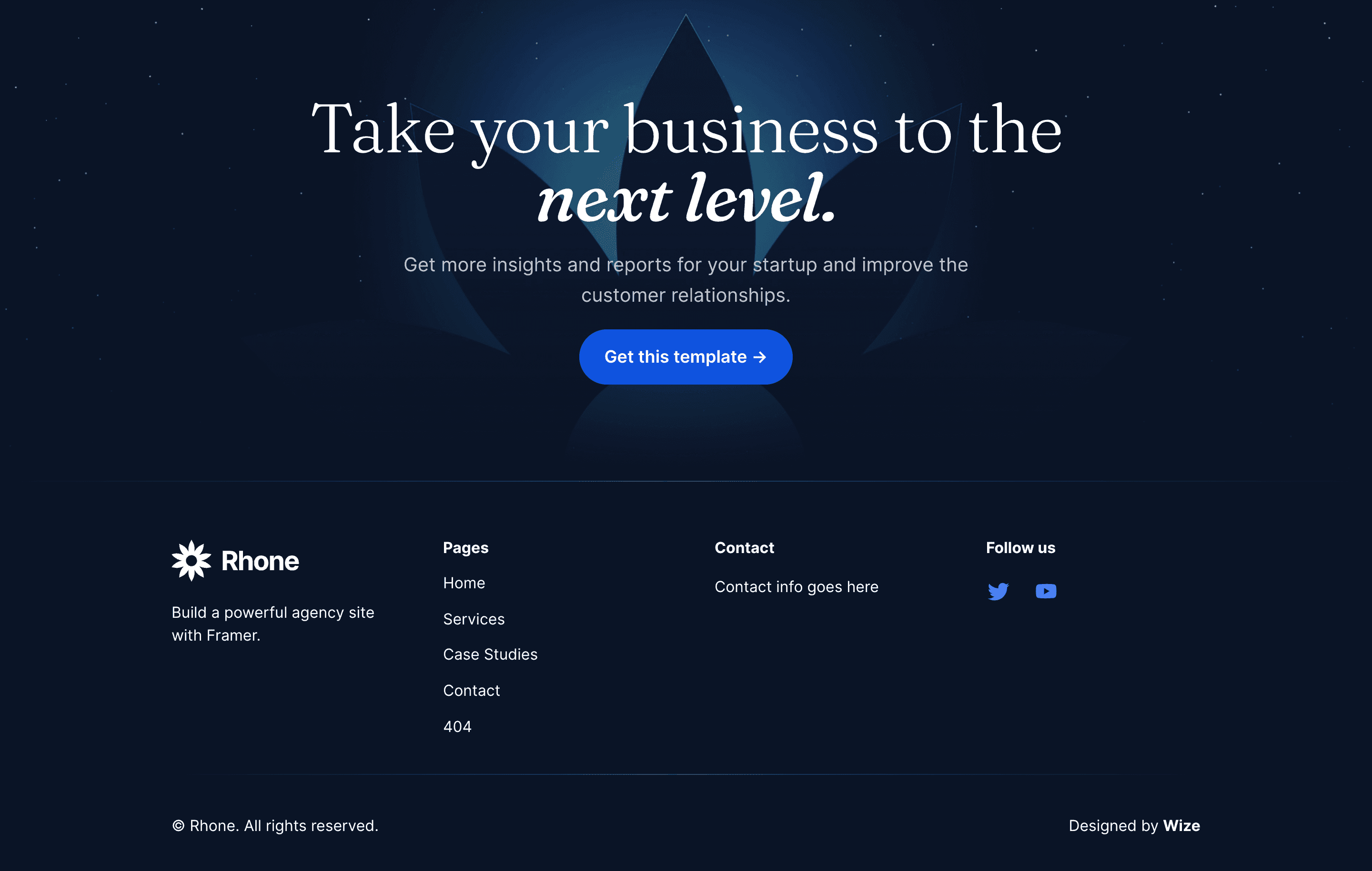 Footer Call to Action